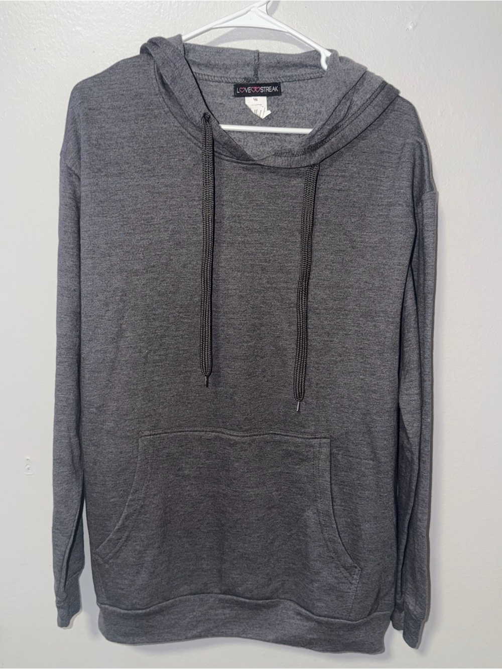 Woman’s Gray Hooded Sweater 1XL